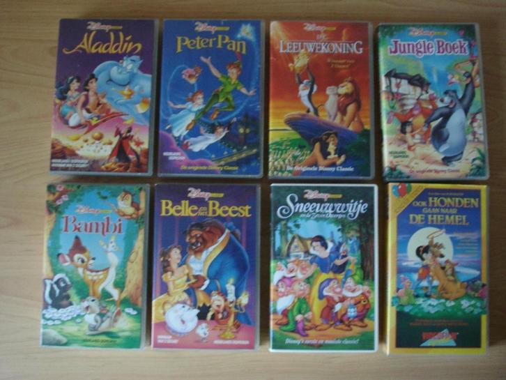 Disney classics VHS videobanden Nederlands gesproken, 6 stuk - 1