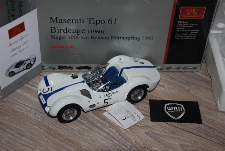 Maserati TIPO 61 Birdcage #5 CMC M-047 zie info WRH