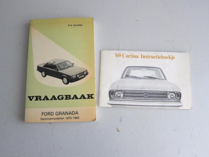 Ford Granada benzinemodellen 1975-1983 en inst boekje Cortin