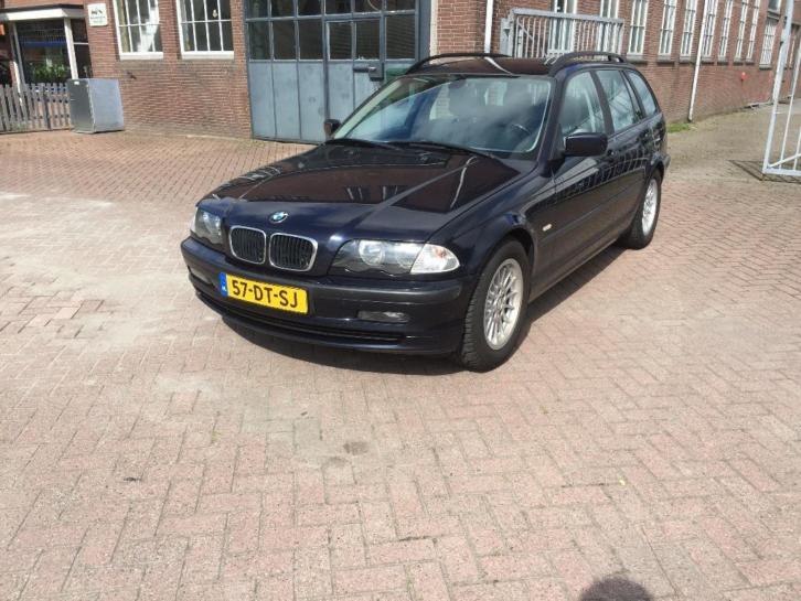 BMW 3-Serie 1.9 I 318 Touring 2000 Blauw + NIEUWE APK