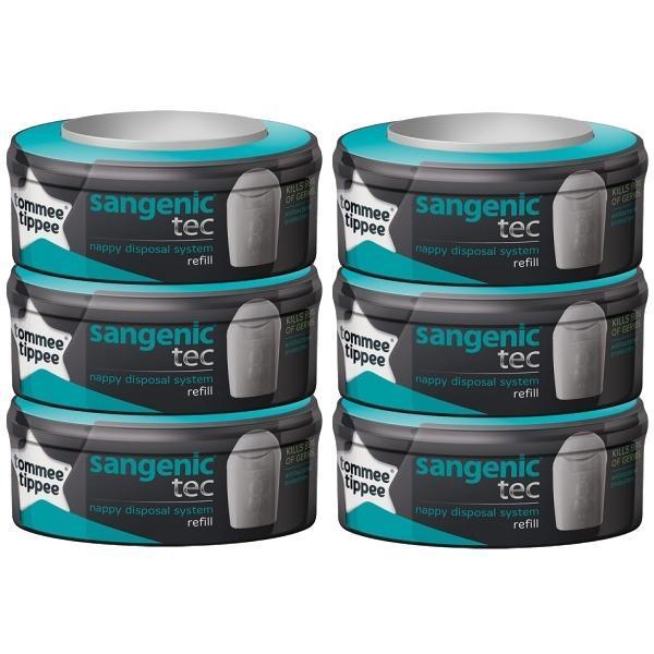 Tommee Tippee Sangenic Tec Navulcassettes 6-pack 82537501