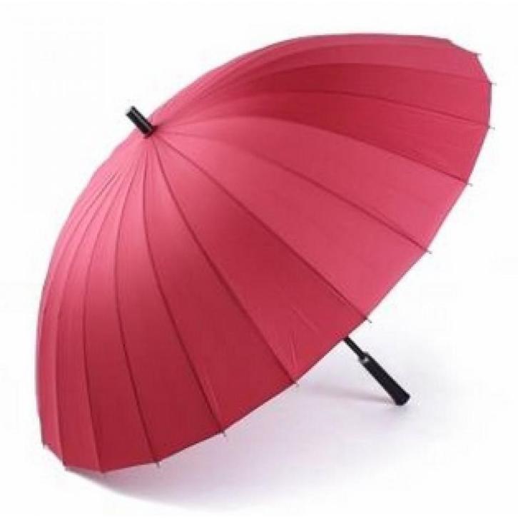 Winddicht Grote Paraplu Rood