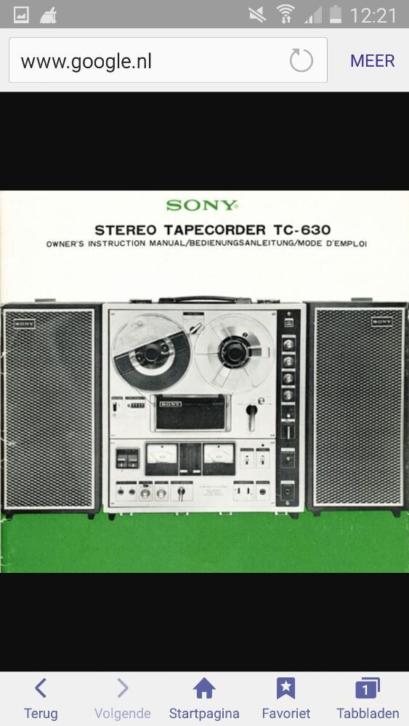 Bandrecorder Sony TC 630