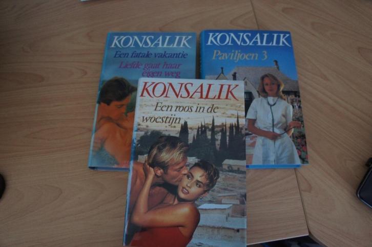 3 heel mooie actie boeken van Konsalik