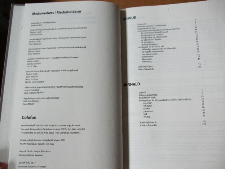 woordenboek Nederlands - Noors (en andersom) - Lulofs 2005