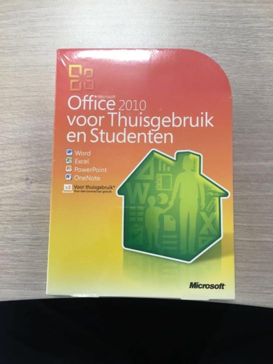 Microsoft Office Thuisgebruik & Studenten 2010 in verpakking