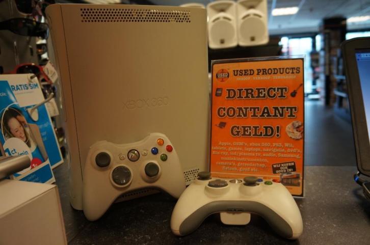 Xbox 360 Arcade | Met 2 controllers | In doos Met garantie