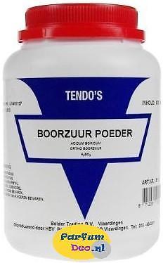 Tendo's boorzuur poeder pot 800 gram