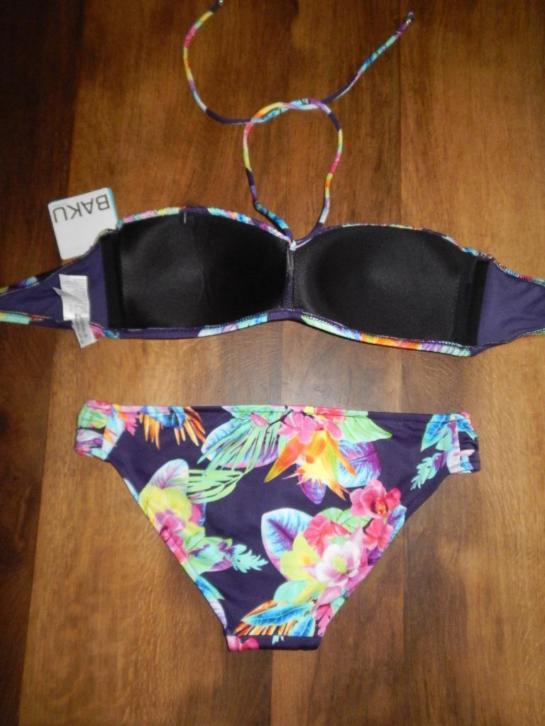 Prachtige bikini van BAKU Bora Bora maat 14 (40) strapless