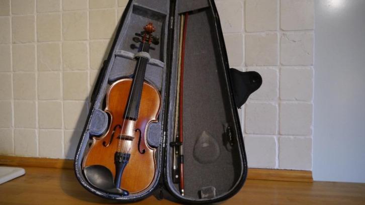 1/4 viool serie Clement met strijkstok en rugzakfoedraal