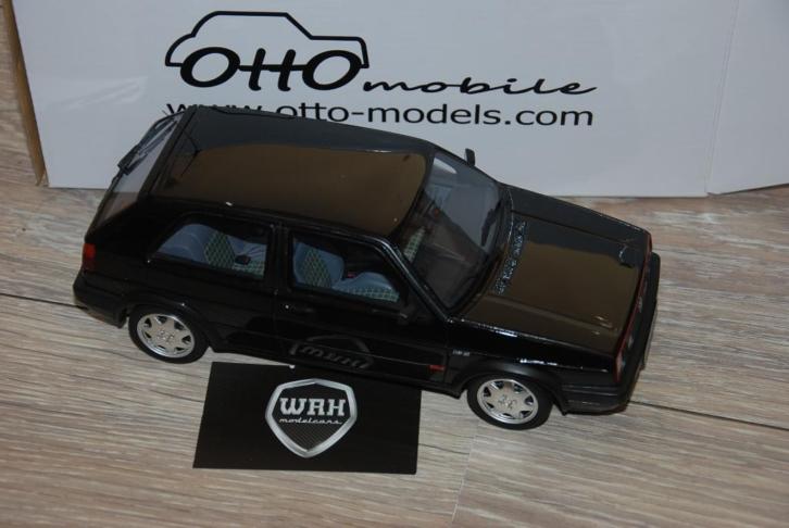 VOLKSWAGEN Golf 2 GTi 16S black Otto mobile OT514 WRH
