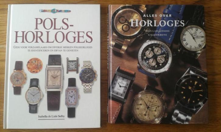 Twee boeken: Alles over horloges - Polshorloges.