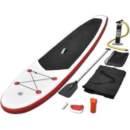 Opblaasbaar Stand Up Paddle Board Met Accessoires (rood En