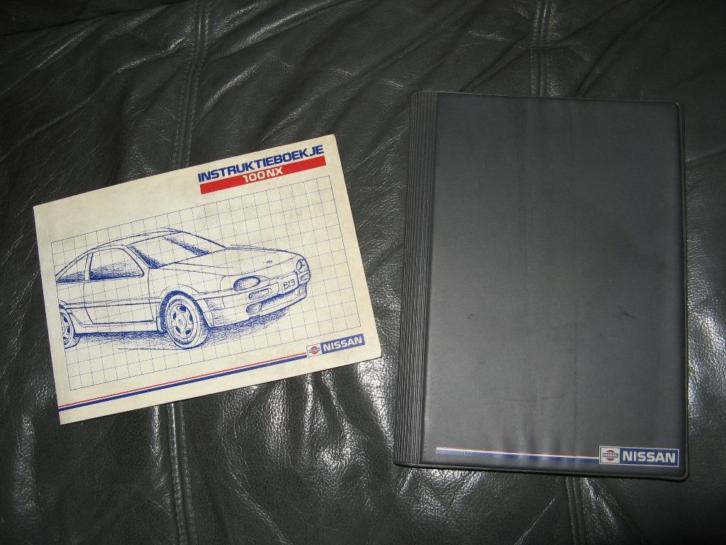 Nissan 100 NX instructieboekjes in originele map