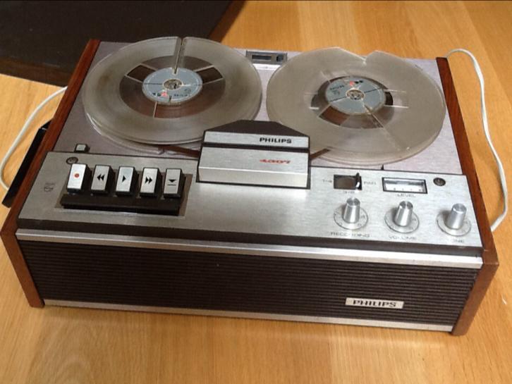 Bandrecorder Philips 4307 vintage. 1960- 1970