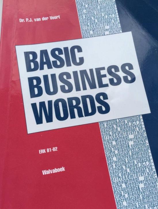Basic Business Words ISBN9789066753815