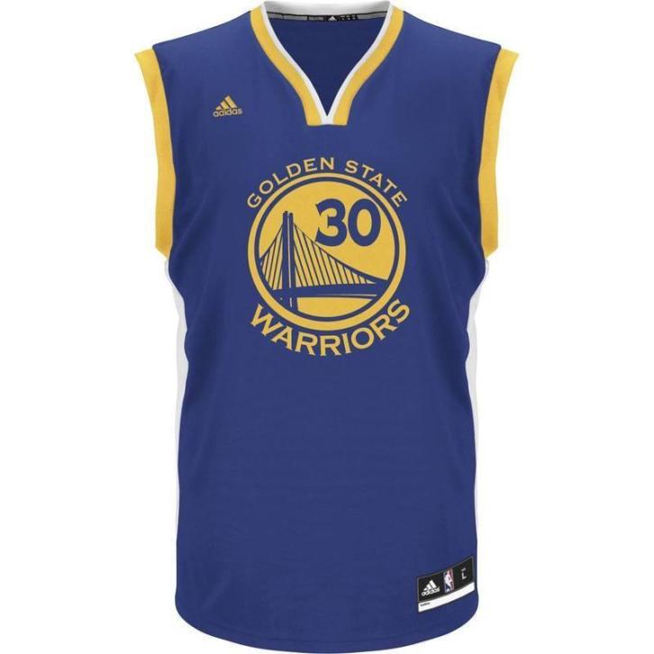Basketbalshirt voor volwassenen, Stephen Curry Golden state