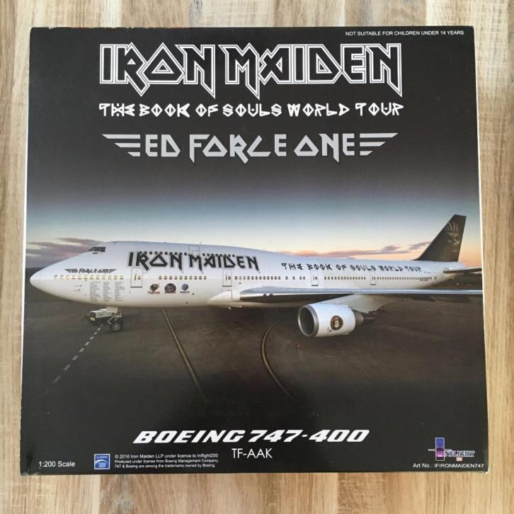 Iron Maiden Ed Force One - Boeing 747-400 Inflight200 TF-AAK