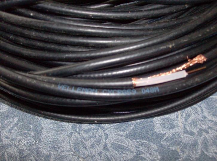 VELLEMAN(POPE)Coax kabel RG-59 B/U Top kabel zie Foto*s 50Mt
