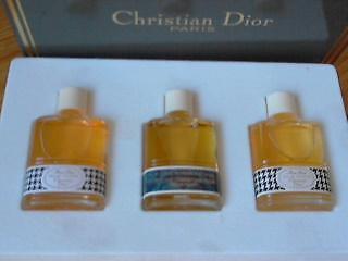 Vintage Christian Dior Coffret / 3x 10 ml