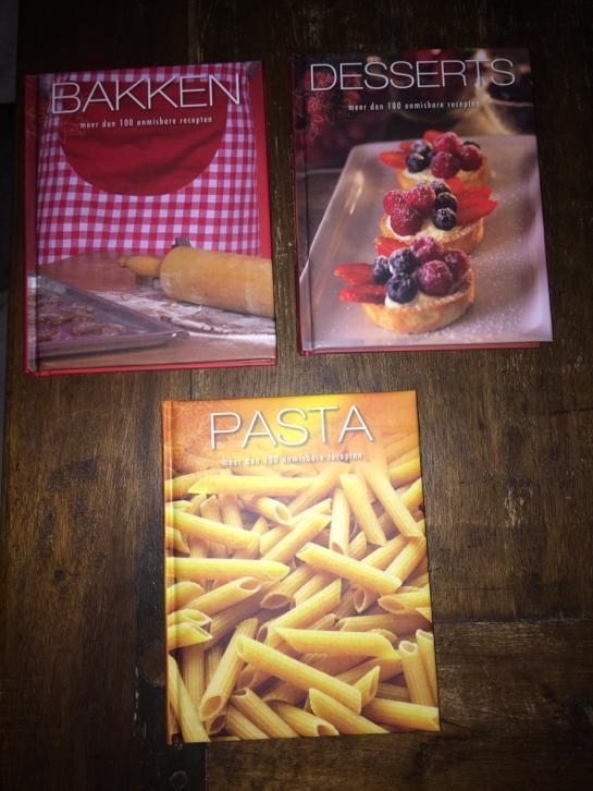 3 leuke kookboeken BAKKEN-PASTA-DESSERTS