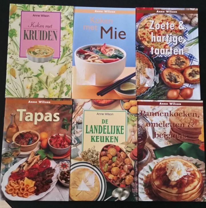 13 kookboekjes Anne Wilson
