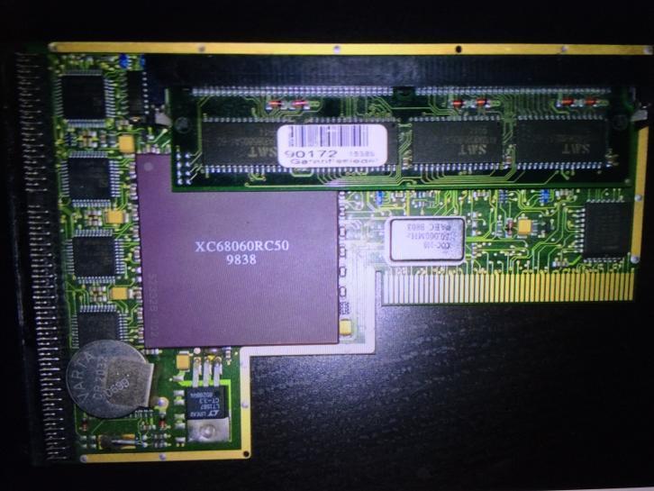 Amiga Turbokaart Blizzard 1260 phase 5. (50 MHz + 128 mb)