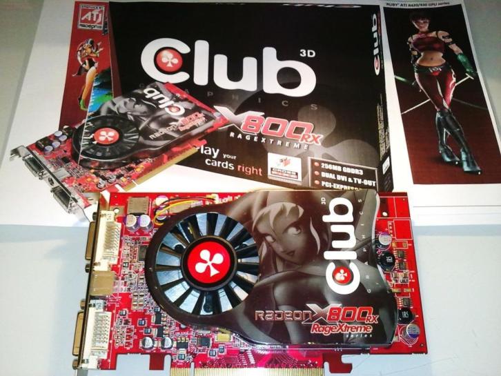 Club 3D ATI Radeon X800GT RX Rage Xtreme 256-Bit DDR3 256MB