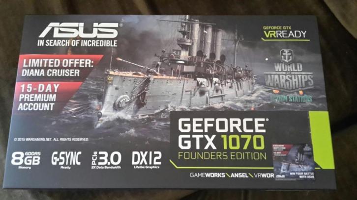gtx 1070 8gb founders edition asus