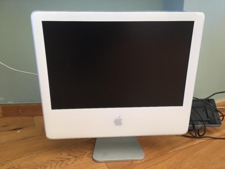 witte apple iMac 21 inch