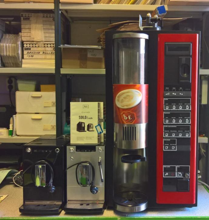 3 koffie machines voor onderdelen Defect