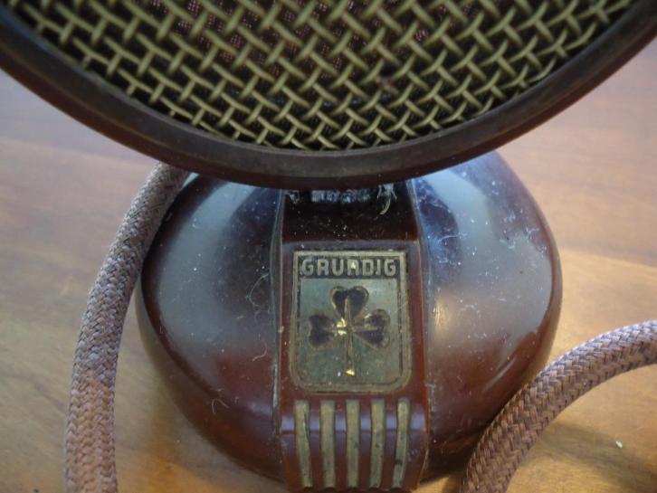 Microfoon van Grundig, midden jaren 50(?)