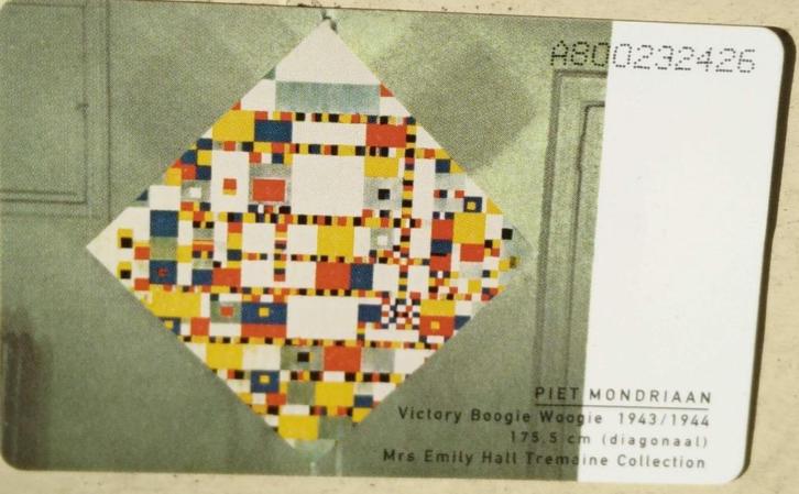 Piet Mondriaan telefoonkaart
