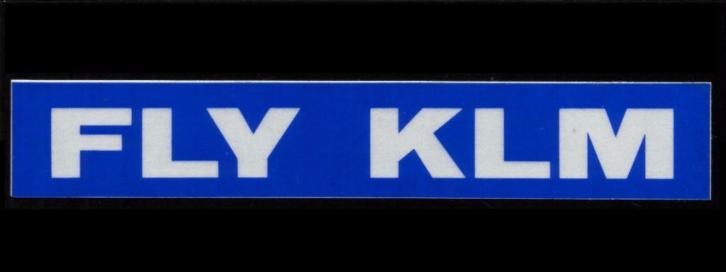 Reflecterende sticker FLY KLM
