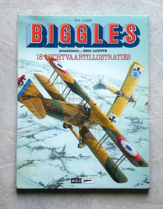 Biggles 18 Luchtvaartillustraties W.E. Johns