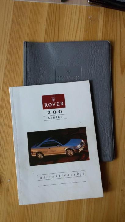 Rover 200 serie 214 216 instructieboekje