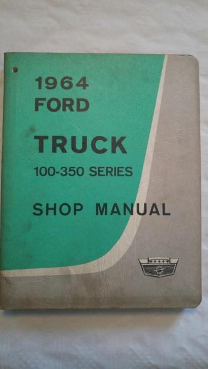 Ford truck pickup 100-350 series werkplaatshandboek 1964