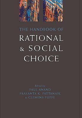 The Handbook of Rational and Social Choice 9780199290420