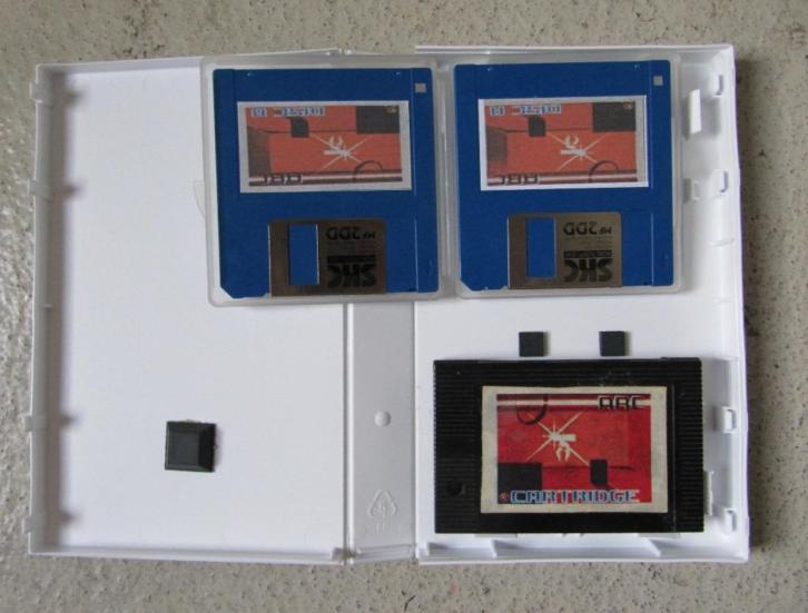 Msx 2 Spel / Game & Cartridge Parallax - ARC ( Rare )