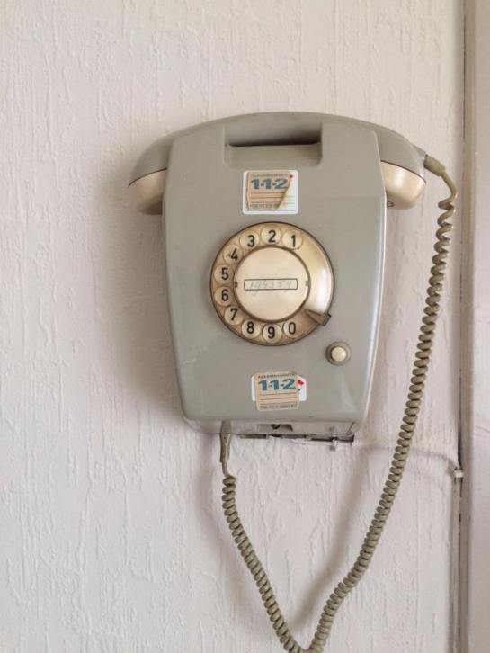 PTT telefoon met draaischijf vintage retro
