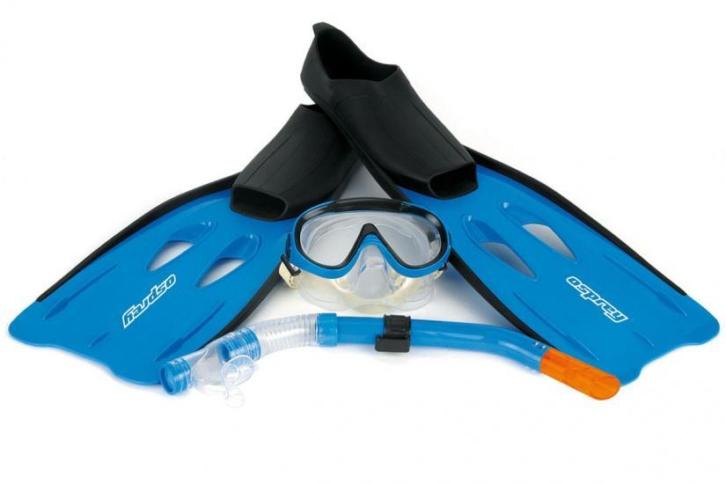 Osprey Snorkel Set Blauw Maat 42 43 (Zwemvliezen)