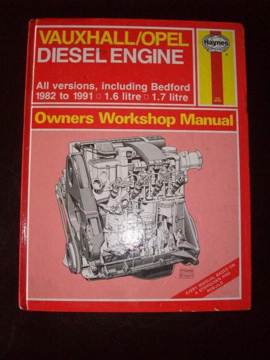 Haynes opel/ Vauxhall diesel motor 1982-1991