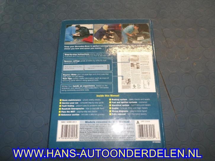 22879 Haynes Reperatieboek Mercedes W124 1985 - 1993