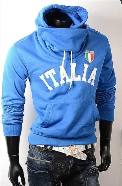 Hoodie Italia Blauw