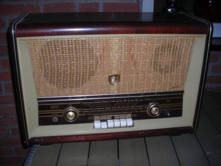 antieke philips radio