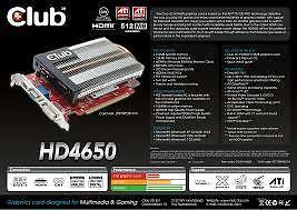 videokaart CLUB3D CGAX-H4652I graphics card