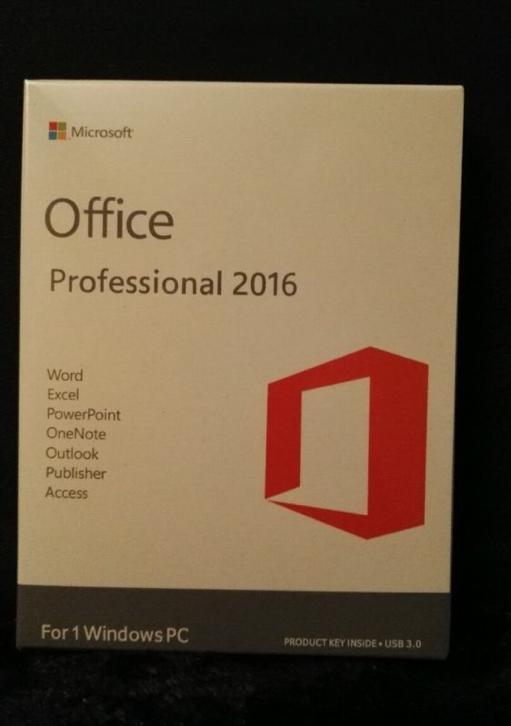 Microsoft Office prof 2016 NL taal pakketten met code