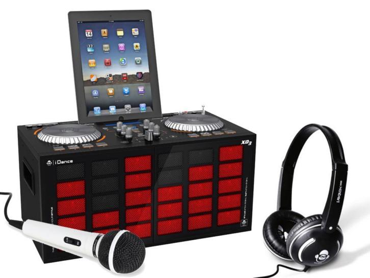 DJ Stunter | iDance XD3 DJ set + Hoofdtelefoon + Microfoon