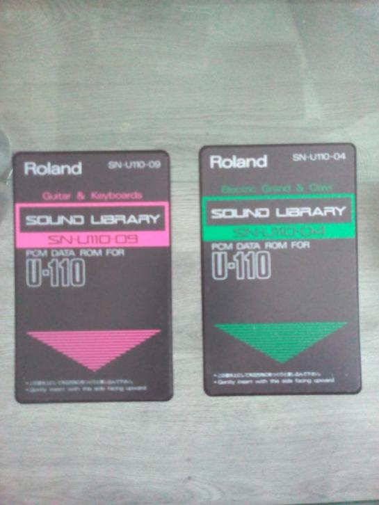 Roland PCM Date kaarten (U-110)