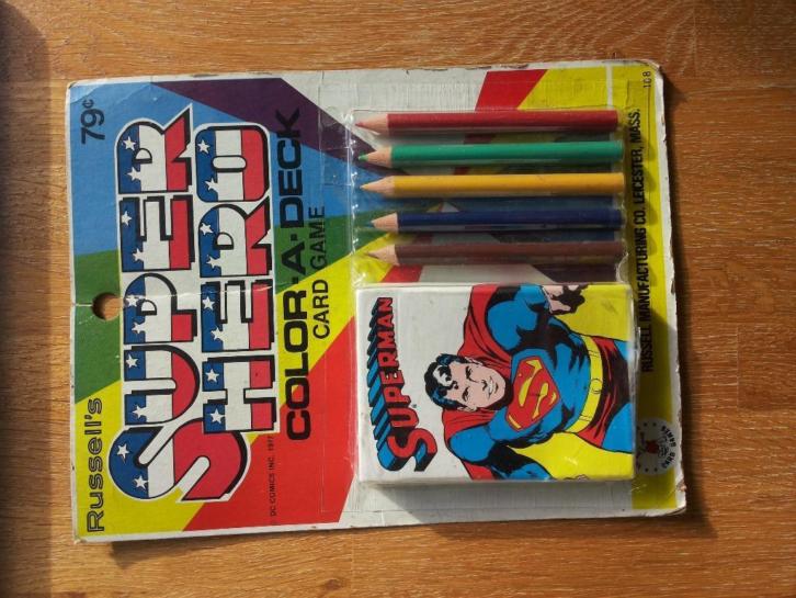 Superhero color a deck 1977 + wonder woman
